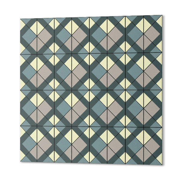 Čtvercový panel na zeď Vzor geometrické mřížky