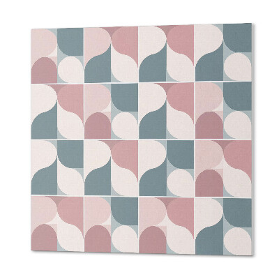 Čtvercový obkladový panel Geometrické postavy v abstraktním stylu