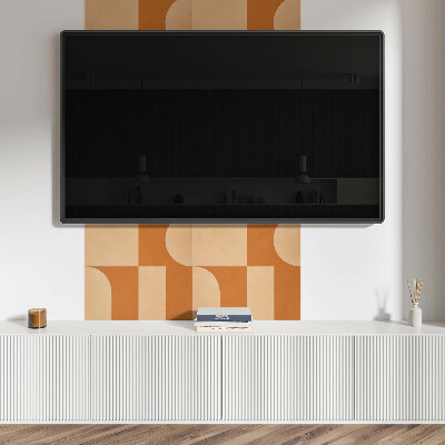 Čtvercový obkladový panel Stylový geometrický vzor