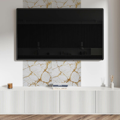 Čtvercový panel na zeď Elegantní mramorový vzor se složitými žilkami