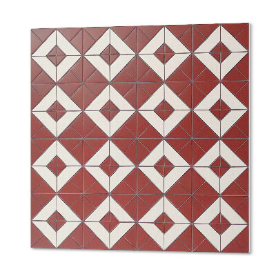 Čtvercový obkladový panel Geometrické vzory v harmonii