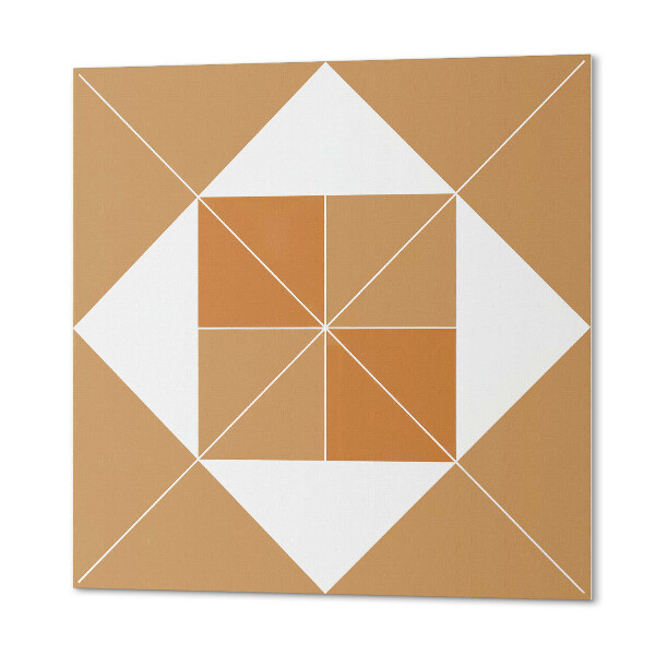 Čtvercový nástěnný panel Geometrický vzor v různých barvách