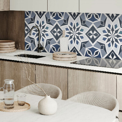 Čtvercový panel na zeď Moderní květinový motiv s geometrií