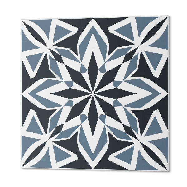 Čtvercový obkladový panel Geometrický vzor v rovnováze
