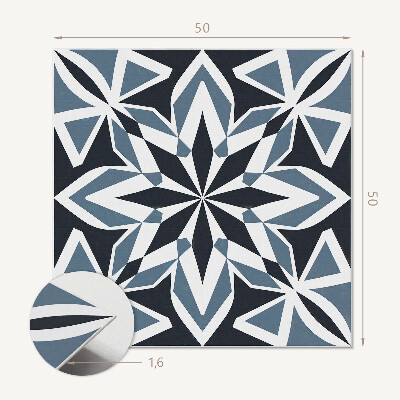 Čtvercový obkladový panel Geometrický vzor v rovnováze