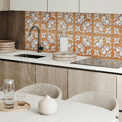 Čtvercový obkladový panel Květinové akcenty v moderním designu