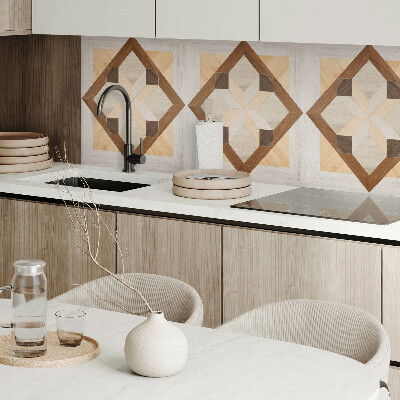 Čtvercový panel na zeď Čtvercový vzor s geometrickými liniemi