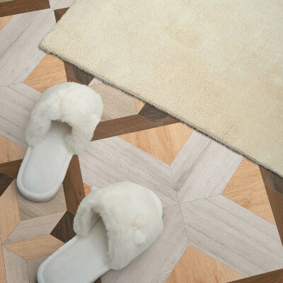 Čtvercový panel na zeď Čtvercový vzor s geometrickými liniemi