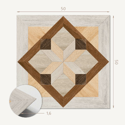 Čtvercový panel na zeď Čtvercový vzor s geometrickými liniemi