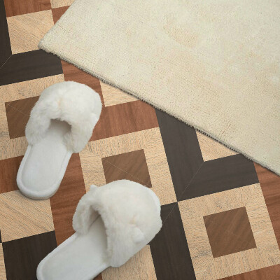 Čtvercový panel na zeď Geometrický vzor dřeva