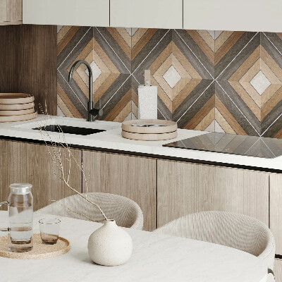 Čtvercový obkladový panel Stylové kosočtverce v geometrické podobě