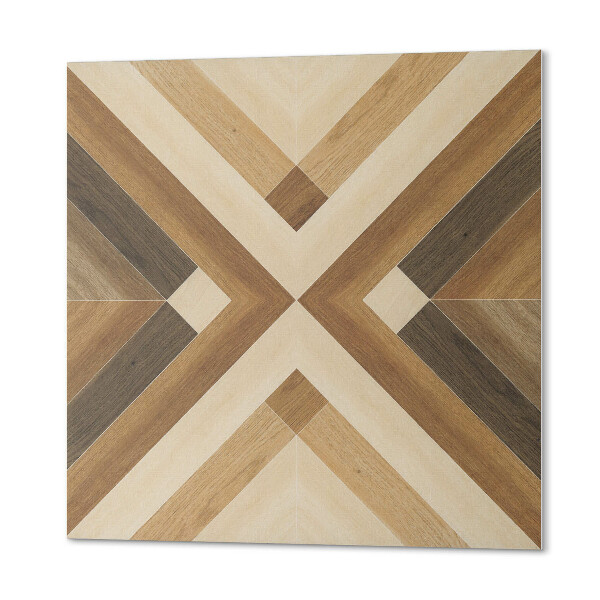 Čtvercový nástěnný panel Kostkovaný vzor v geometrickém stylu