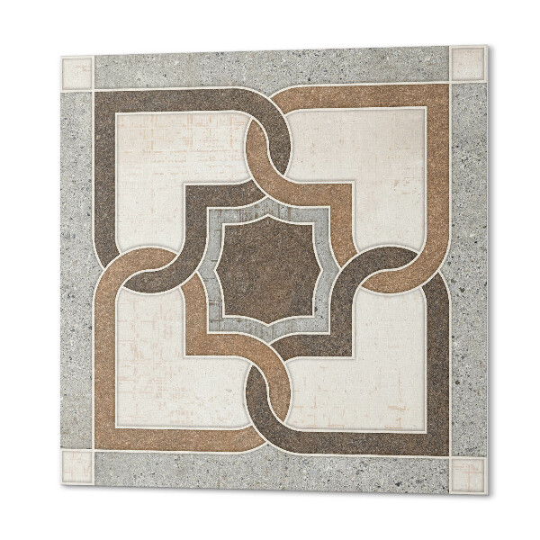 Čtvercový nástěnný panel Vzor dlaždic v moderním geometrickém designu