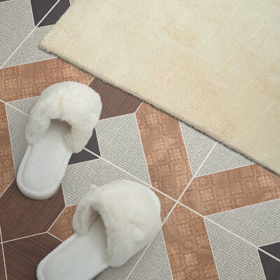 Čtvercový panel na zeď Stylové tvary v geometrickém vzoru