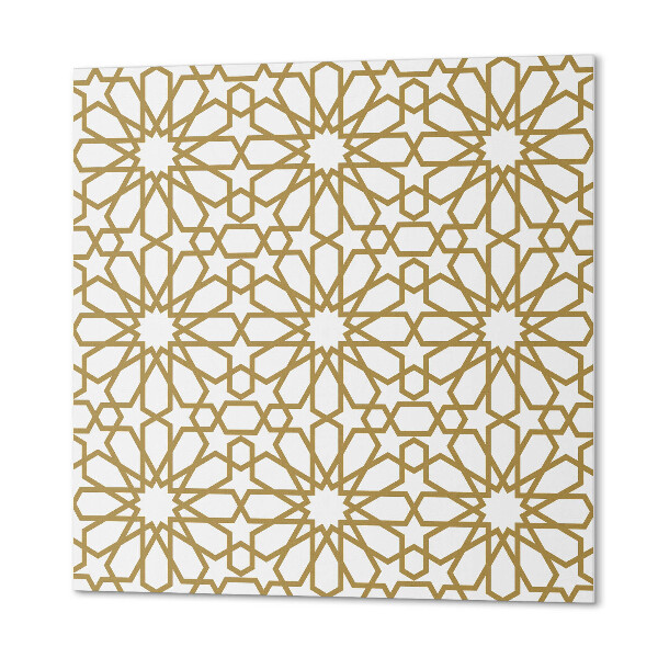 Čtvercový nástěnný panel Geometrie s motivem hvězd
