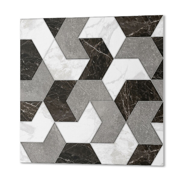 Čtvercový obkladový panel Stylové dlaždice v geometrickém vzoru