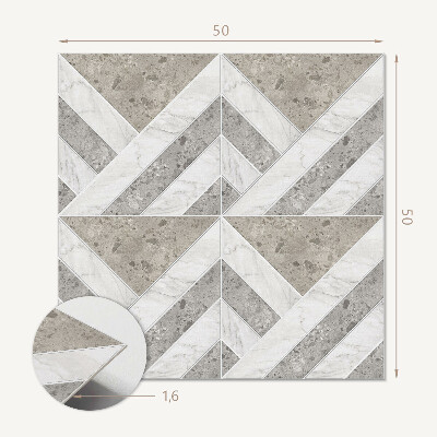 Čtvercový nástěnný panel Geometrický styl dlaždice
