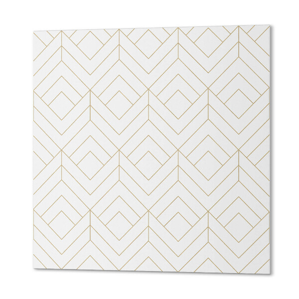 Čtvercový nástěnný panel Stylový geometrický vzor s kosočtverci