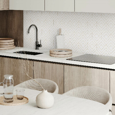 Čtvercový nástěnný panel Stylový geometrický vzor s kosočtverci