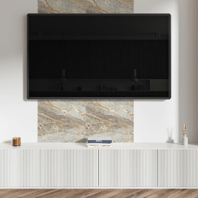 Čtvercový nástěnný panel Elegance mramoru s viditelnými žilkami