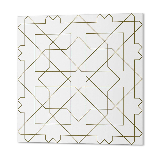 Čtvercový panel na zeď Stylové rozložení geometrické linie