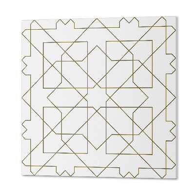 Čtvercový panel na zeď Stylové rozložení geometrické linie