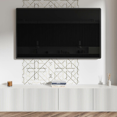 Čtvercový panel na zeď Stylové rozložení geometrické linie