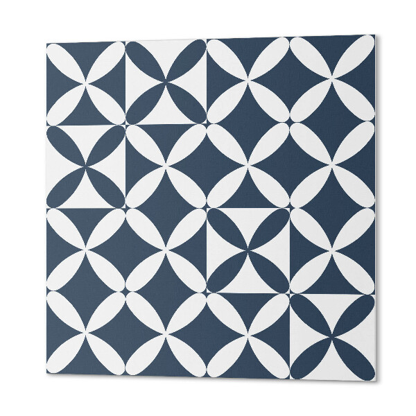 Čtvercový obkladový panel Geometrické květiny v moderním stylu