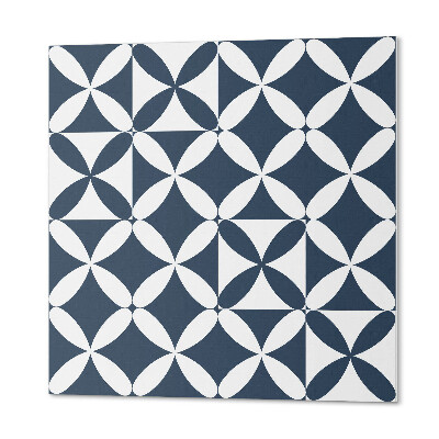 Čtvercový obkladový panel Geometrické květiny v moderním stylu