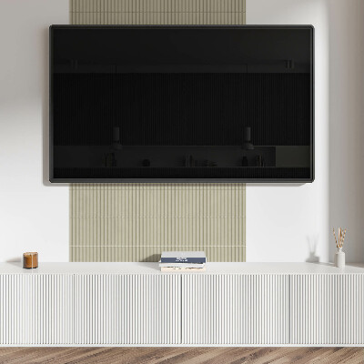 Čtvercový nástěnný panel Stylový proužkový vzor v moderní verzi