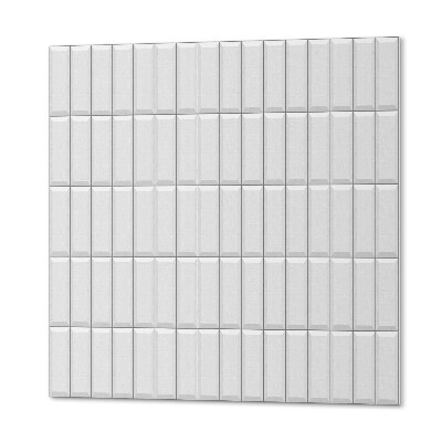 Čtvercový panel na zeď Hladká mozaika v geometrickém provedení