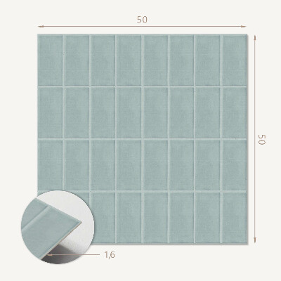 Čtvercový nástěnný panel Abstraktní dlaždice v geometrii