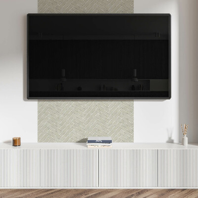 Čtvercový panel na zeď Styl rybí kosti