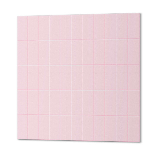 Čtvercový panel na zeď Ploché dlaždice v mřížce