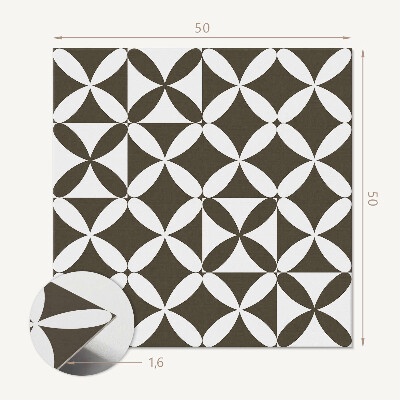 Čtvercový nástěnný panel Geometrie v moderní verzi abstrakce
