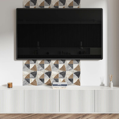 Čtvercový nástěnný panel Geometrické motivy dlaždic