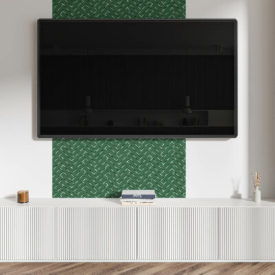 Čtvercový obkladový panel Stylový vzor rybí kosti na dlaždicích