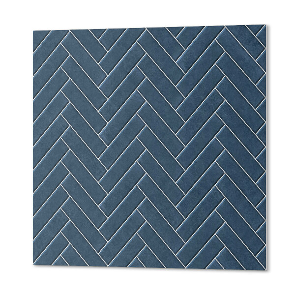 Čtvercový nástěnný panel Stylový vzor rybí kosti