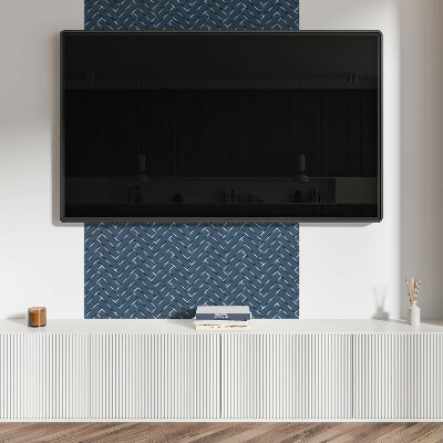 Čtvercový nástěnný panel Stylový vzor rybí kosti