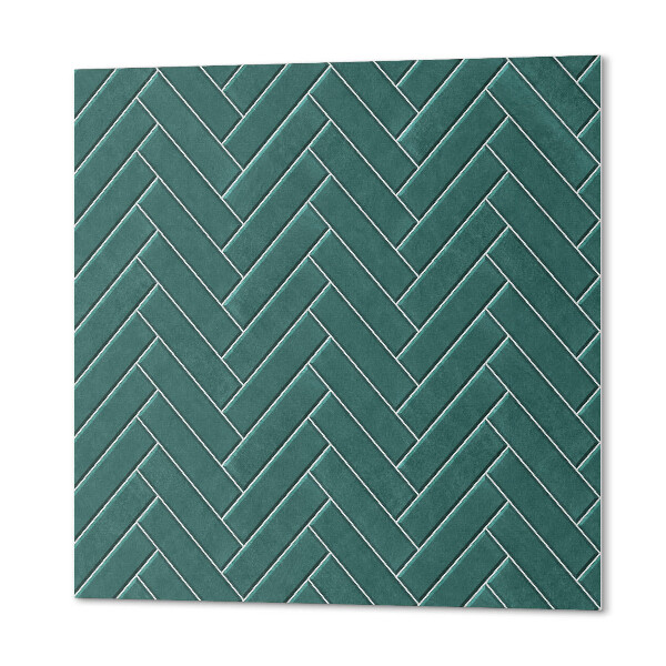 Čtvercový panel na zeď Styl rybí kosti