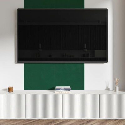 Čtvercový panel na zeď Tmavě zelené akcenty