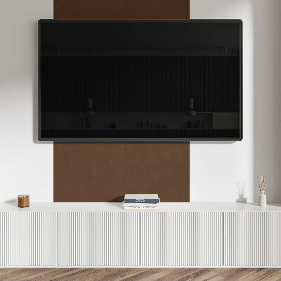 Čtvercový panel na zeď Hnědý