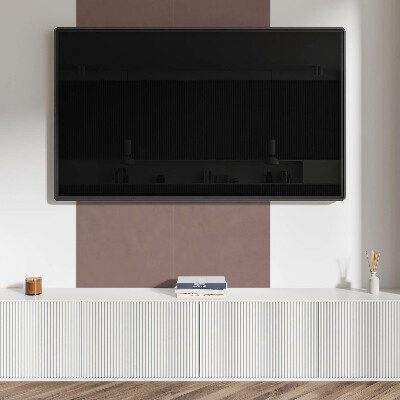 Čtvercový panel na zeď Hnědé grafické inspirace