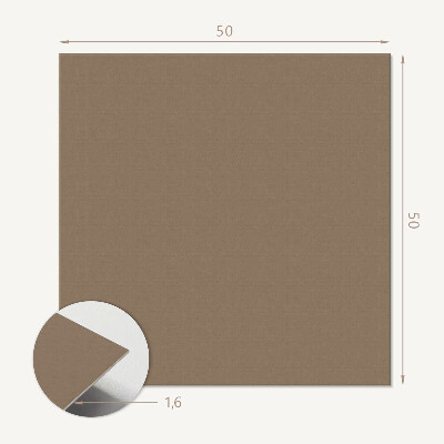 Čtvercový obkladový panel Hnědý minimalistický styl