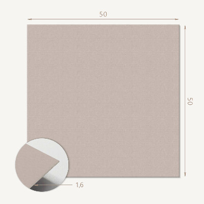 Čtvercový obkladový panel Elegantní světle hnědé provedení