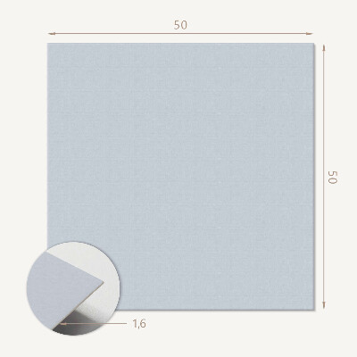 Čtvercový nástěnný panel Světle modrý akcent v designu