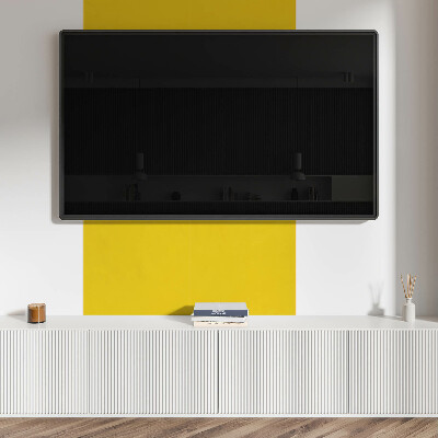 Čtvercový panel na zeď Teplý odstín žluté