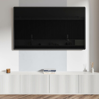 Čtvercový panel na zeď Jemná bílá barva