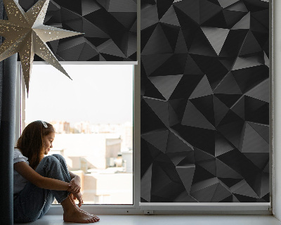 Roleta na okno Černý origami