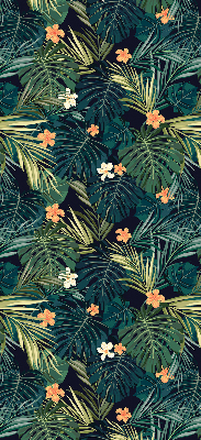 Roleta do okna Tropické listy a květiny